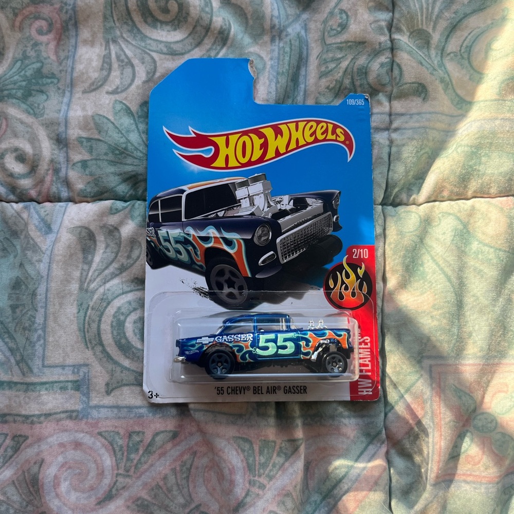 ⛔️SOLD⛔️Hot Wheels ‘55 Chevy Bel Air Gasser car